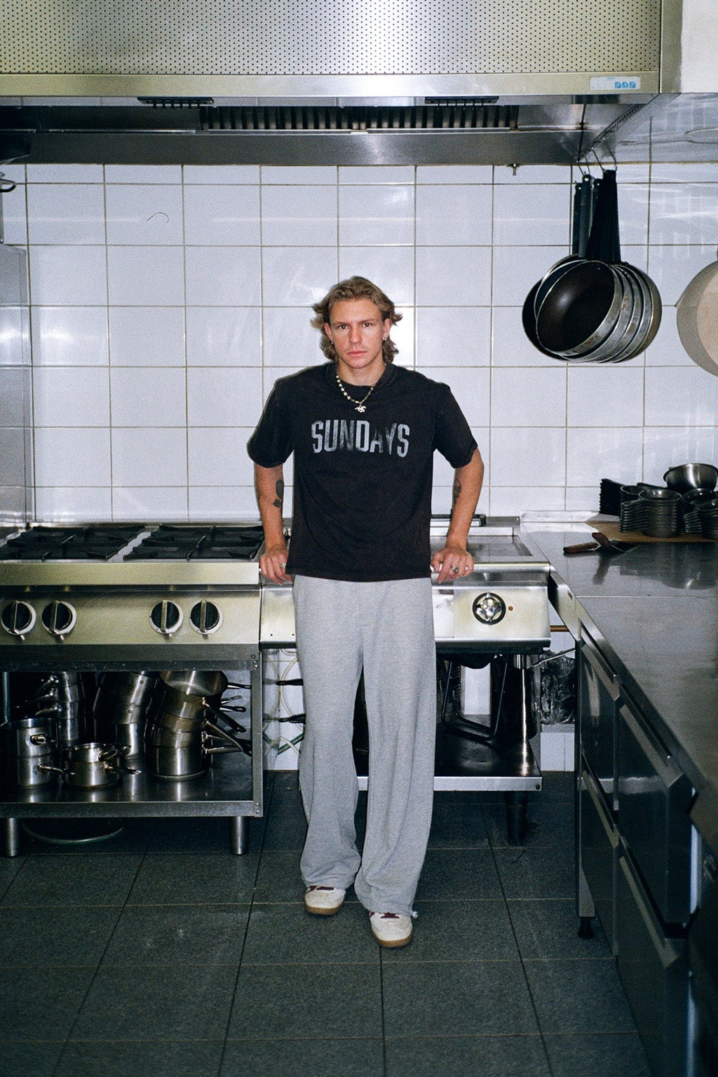 washed black t-shirt