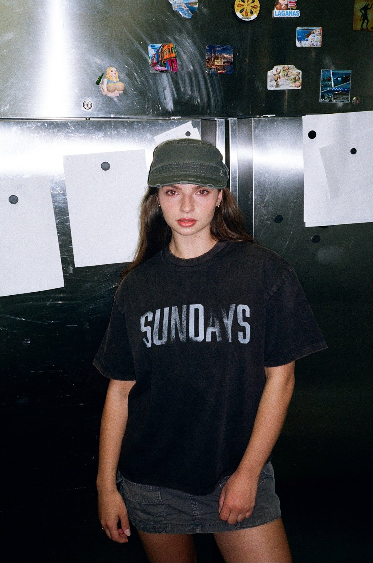 washed black t-shirt