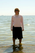 washed baby pink longsleeve